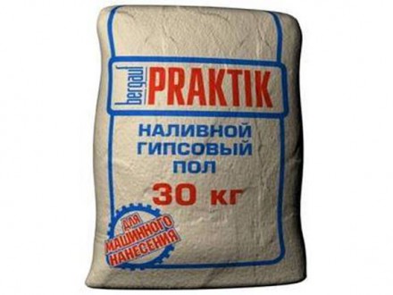 Ровнитель гипсовый Bergauf Praktik, 30кг. (МН, толщ. 5-50мм, расх. 1,4- 1,6кг/м2, проч. М100)