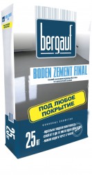 Ровнитель цементный Bergauf Boden zement medium, 25кг. (толщ. 3-70мм, расх. 18-20 кг/м2 при толщине слоя 10 мм, проч. М200)